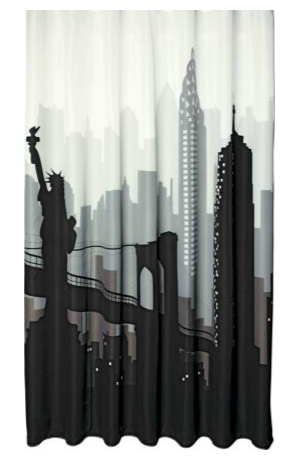Cityscape Shower Curtain, £9.99, Argos